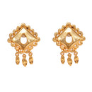 Barfi Cut Beaded Line Heavy Necklace Set - BRISHNI