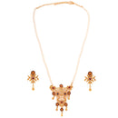 Chapola - Single Line Beaded Necklace Set - BRISHNI