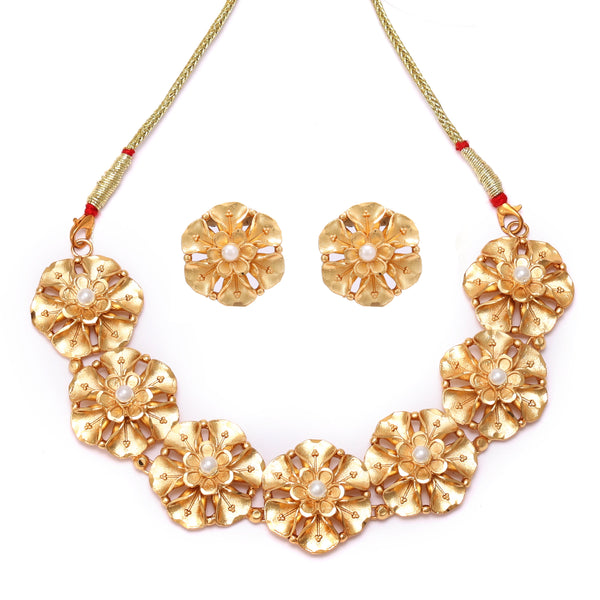 Dopati - Chatai Necklace Set - BRISHNI