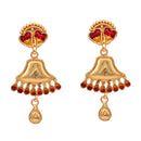 Double Steps Mina Pakha Style Necklace Set - BRISHNI