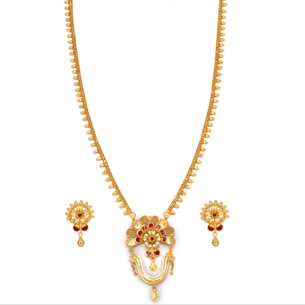 Floral Glory Slick Sitahar Set - BRISHNI