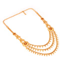 Floral Intricacy Three Layer Small Lahara Set - BRISHNI