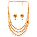 Floral Intricacy Three Layer Small Lahara Set - BRISHNI