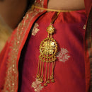 Floral Pasha Komor Jhapta - BRISHNI