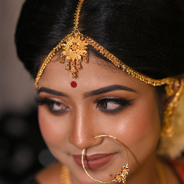 Floral Pasha Slick Ball Chain Taira Tikli - Mangtika - BRISHNI