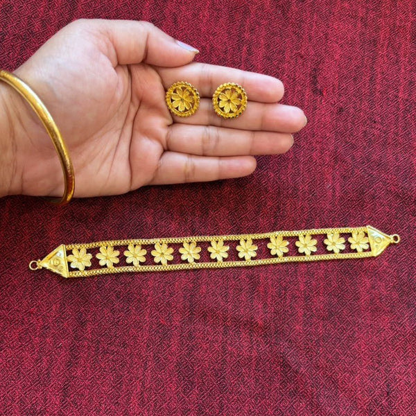 Floral Sequence Choker Set - BRISHNI