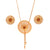 Flower Centric Classic Art Tie Chain Set - BRISHNI