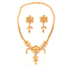 Flower Centric Tnetul Pata Small Necklace Set - BRISHNI