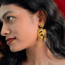Flower Mina Fancy Earrings - BRISHNI