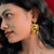 Flower Mina Fancy Earrings - BRISHNI