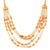 Four Strings Ball Lahara Necklace - BRISHNI