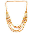 Four Strings Ball Lahara Necklace - BRISHNI