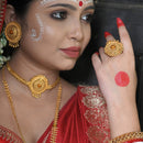 Gold Drop Pasha Ring - BRISHNI
