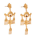 Hanging Trio Medium Earrings - BRISHNI