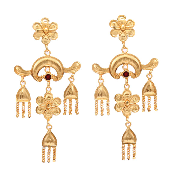 Hanging Trio Medium Earrings - BRISHNI