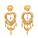 Heart Droplets Big Earring - BRISHNI