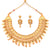 Heritage Charm Heavy Bridal Chatai Necklace Set - BRISHNI