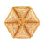 Hexagon Jali Brooch Saree Pin - BRISHNI
