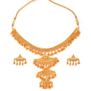 Ilora - Three Steps Belt Chatai Necklace Set - BRISHNI