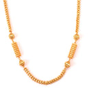 Jaal Kathi Barfi Ball Goar Long Chain - 26 Inch - BRISHNI