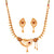 Jaal Leaf Filigree Small Necklace Set - BRISHNI