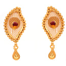 Jaal Leaf Filigree Small Necklace Set - BRISHNI