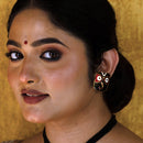 Jagannath (Square) Pendant with Matching Earrings - BRISHNI