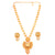Kanbala Locket Leafy Chain Slick Sitahar Set - BRISHNI