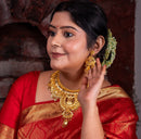 Karigari Jaroa Heavy Bridal Necklace Set - BRISHNI