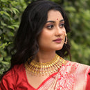 Karukrit - Heavy Bridal Chatai Necklace Set - BRISHNI