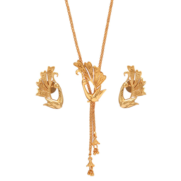Keka - Mayur Design Tie Chain Set (20 Inch) - BRISHNI