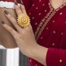 Kolam - Big Finger Ring - BRISHNI