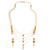 Komol Lata - Four Steps White Beaded Lahara Set - BRISHNI