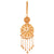 Kumud Komor Jhapta: Elegant 24K gold plated copper jewelry piece with floral design and hanging details.