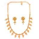 Leafy Sparkle Slick Necklace Set - BRISHNI