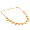 Meera - Flower Drop Chain Necklace Set - BRISHNI