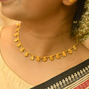 Meera - Flower Drop Chain Necklace Set - BRISHNI