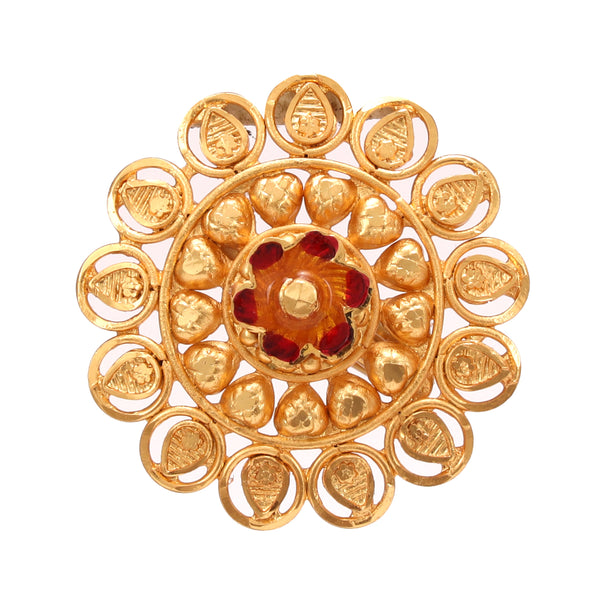 Mina Flower Centric Finger Ring - BRISHNI