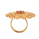 Mina Flower Centric Finger Ring - BRISHNI