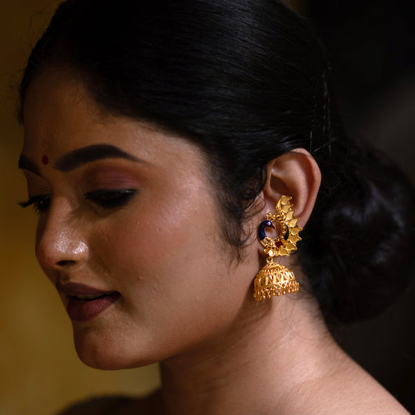 Mina Mayur Jhumka - BRISHNI