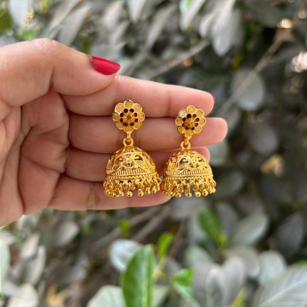 Mina Pasha Latapata Design Jhumka - BRISHNI