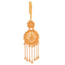 Intricate Nakshi Pasha Komor Jhapta, 24K gold plated design with tassels, perfect for traditional occasions.