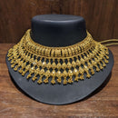 Nandini - Heavy Bridal Chatai Necklace Set - BRISHNI