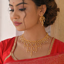 Neera - Beads Drop Necklace Set - BRISHNI