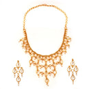 Neera - Beads Drop Necklace Set - BRISHNI