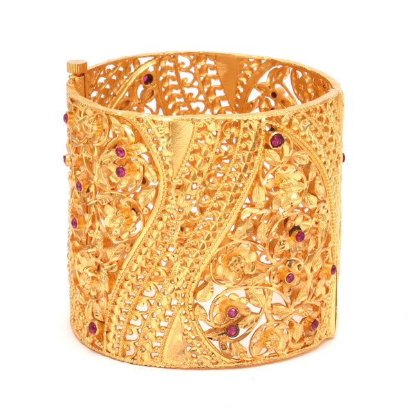 Nokshi Phool Bridal Glass Chur- One Piece - BRISHNI