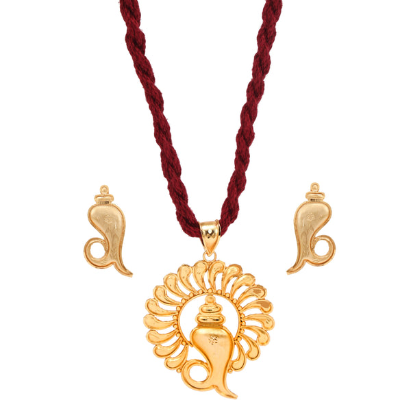 Petal Sankho Locket Set - BRISHNI