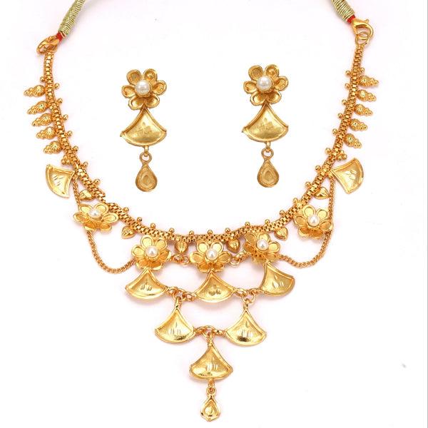 Praditi - Jhalor Necklace Set - BRISHNI