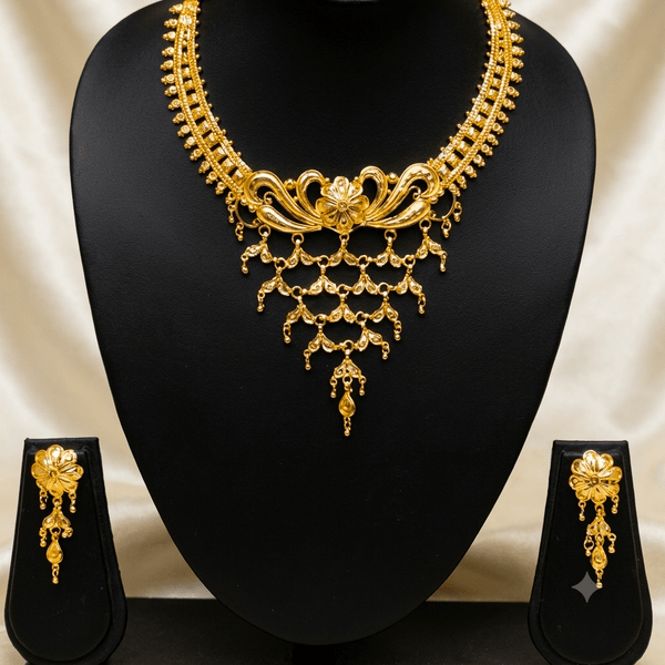 Pranvi - Jhalor Necklace Set - BRISHNI