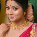 Purba - Minakari Heavy Chatai Necklace Set - BRISHNI